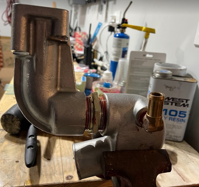 New assembly together and sealed.